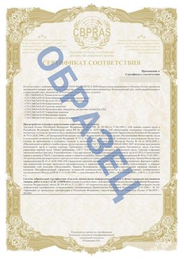 Образец Приложение к СТО 01.064.00220722.2-2020 Волхов Сертификат СТО 01.064.00220722.2-2020 